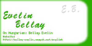 evelin bellay business card